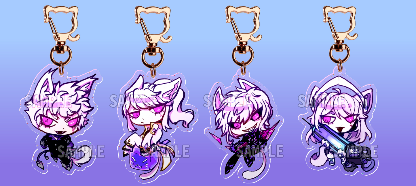 Elsword - Unofficial Add Diabolic Esper Keychain