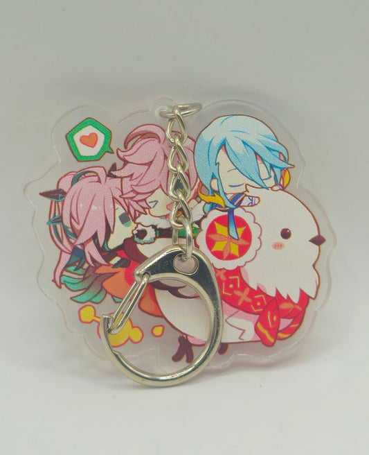 Elsword - Unofficial 3Ain Chibi Acrylic Keychain