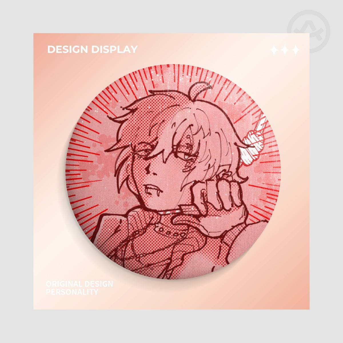 Elsword - Unofficial Add 44mm Holographic Badge