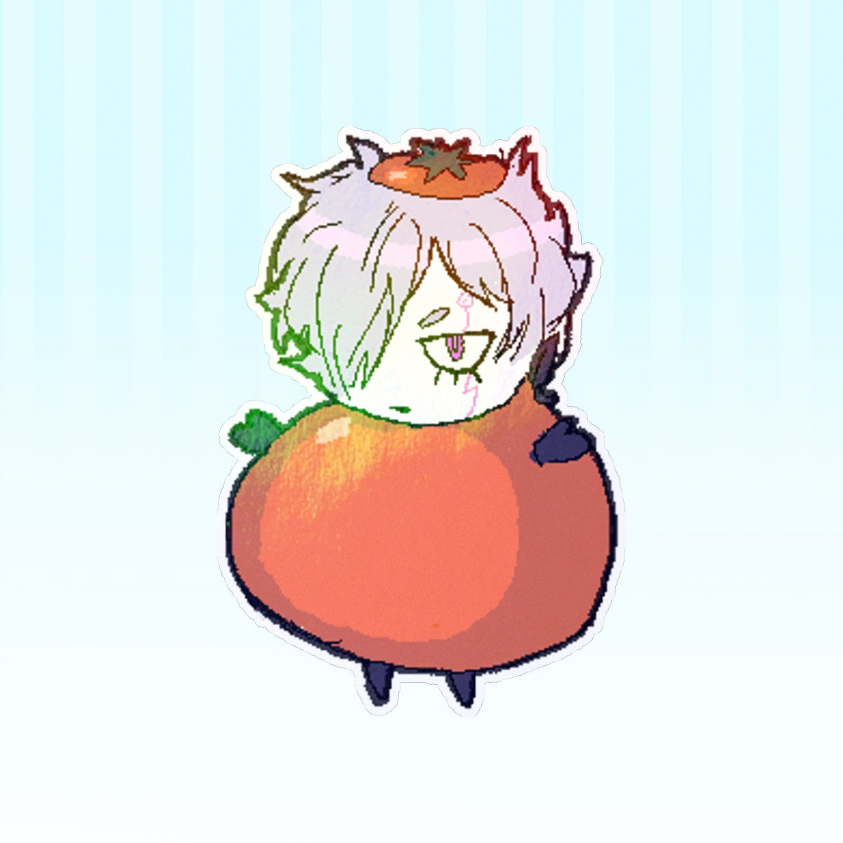 Elsword - Unofficial Doombringer Tomato Die Cut Sticker