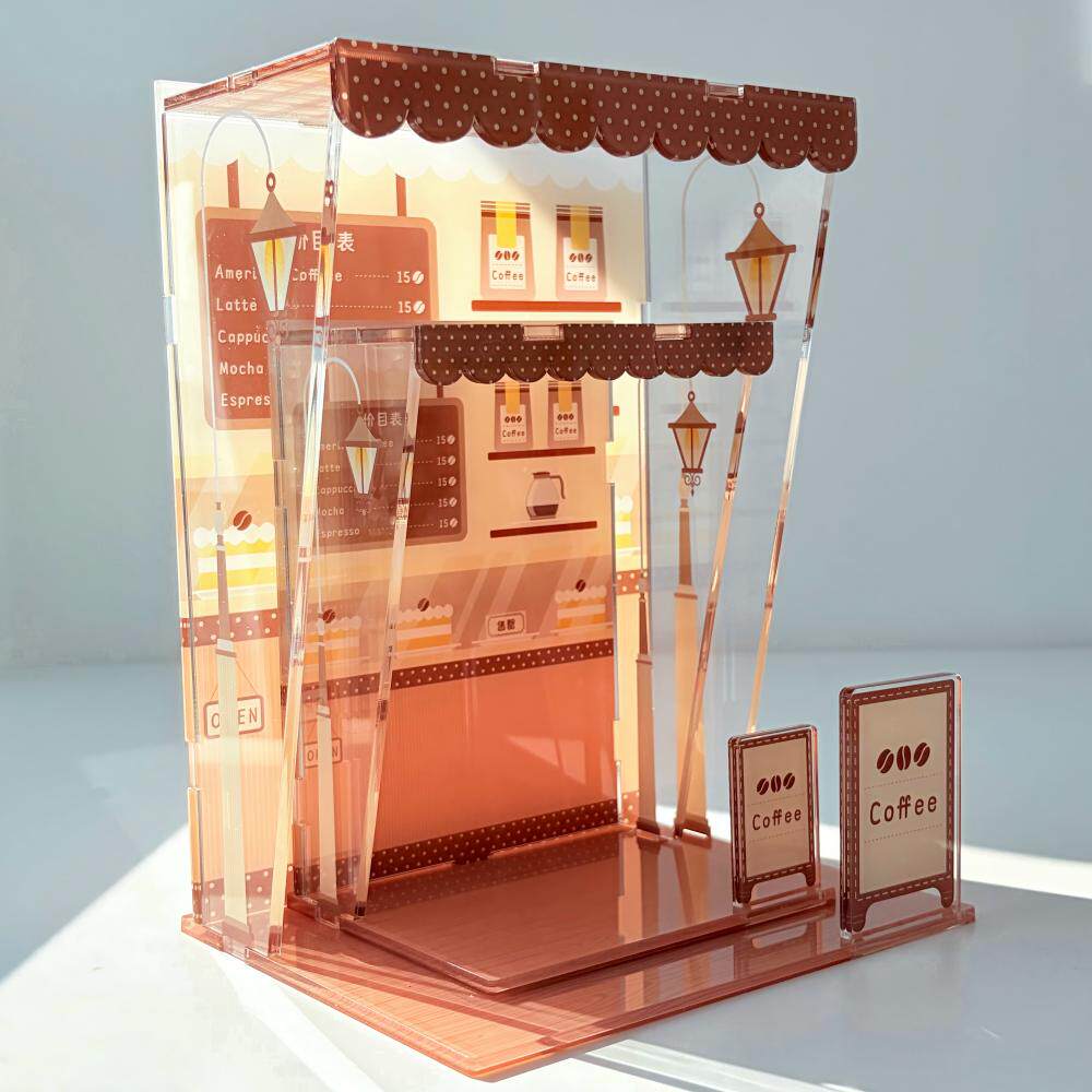 [PROXY] Cafe-Themed Acrylic Standee Display Setpiece