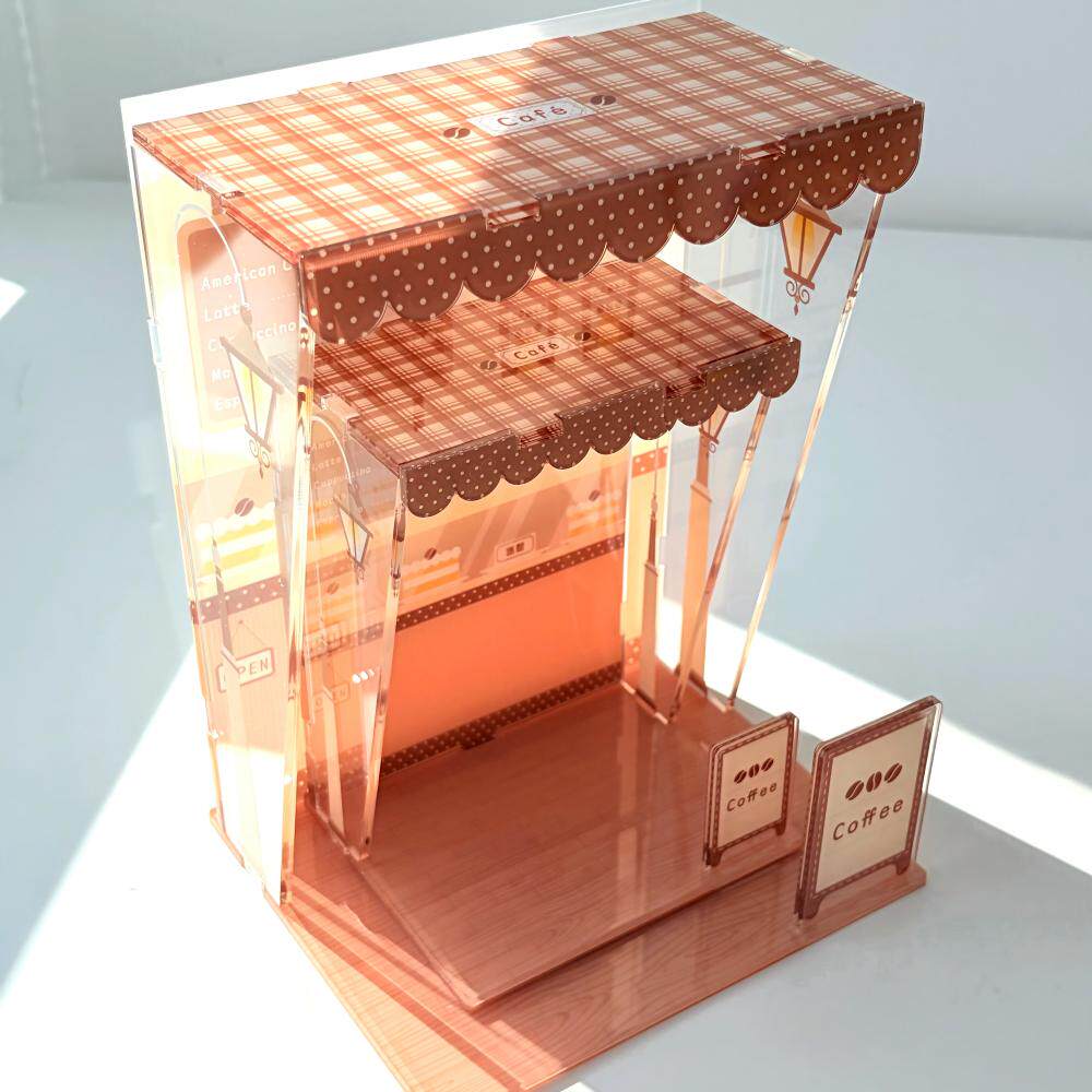 [PROXY] Cafe-Themed Acrylic Standee Display Setpiece