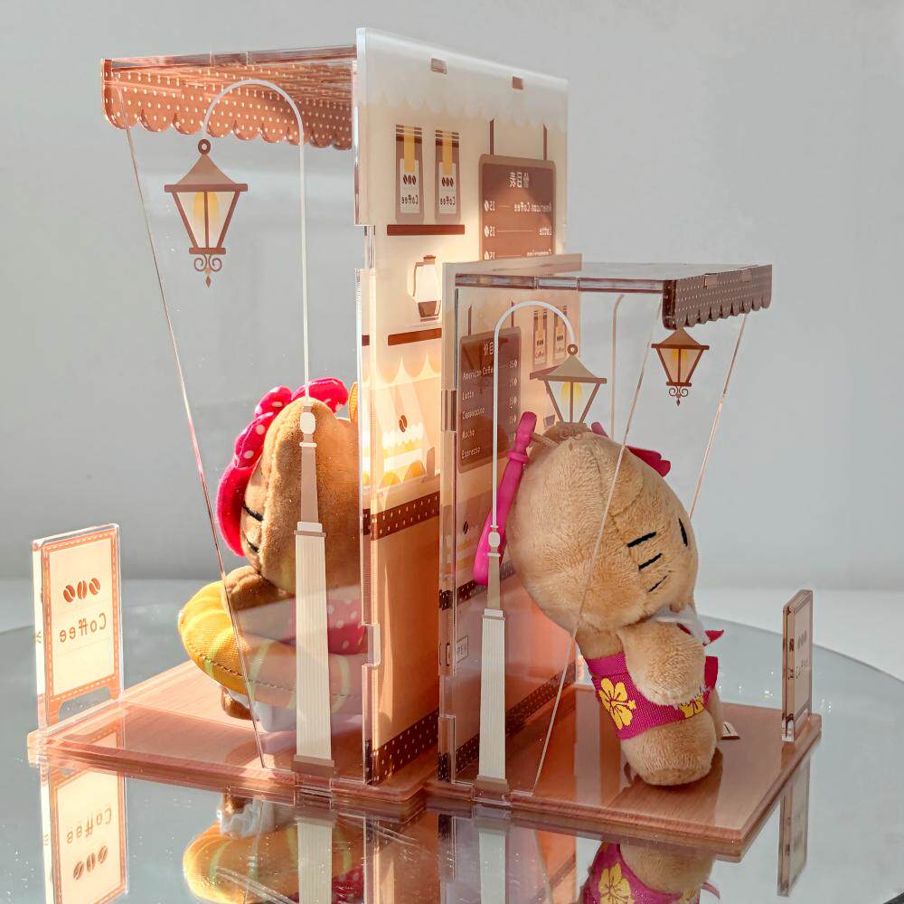 [PROXY] Cafe-Themed Acrylic Standee Display Setpiece