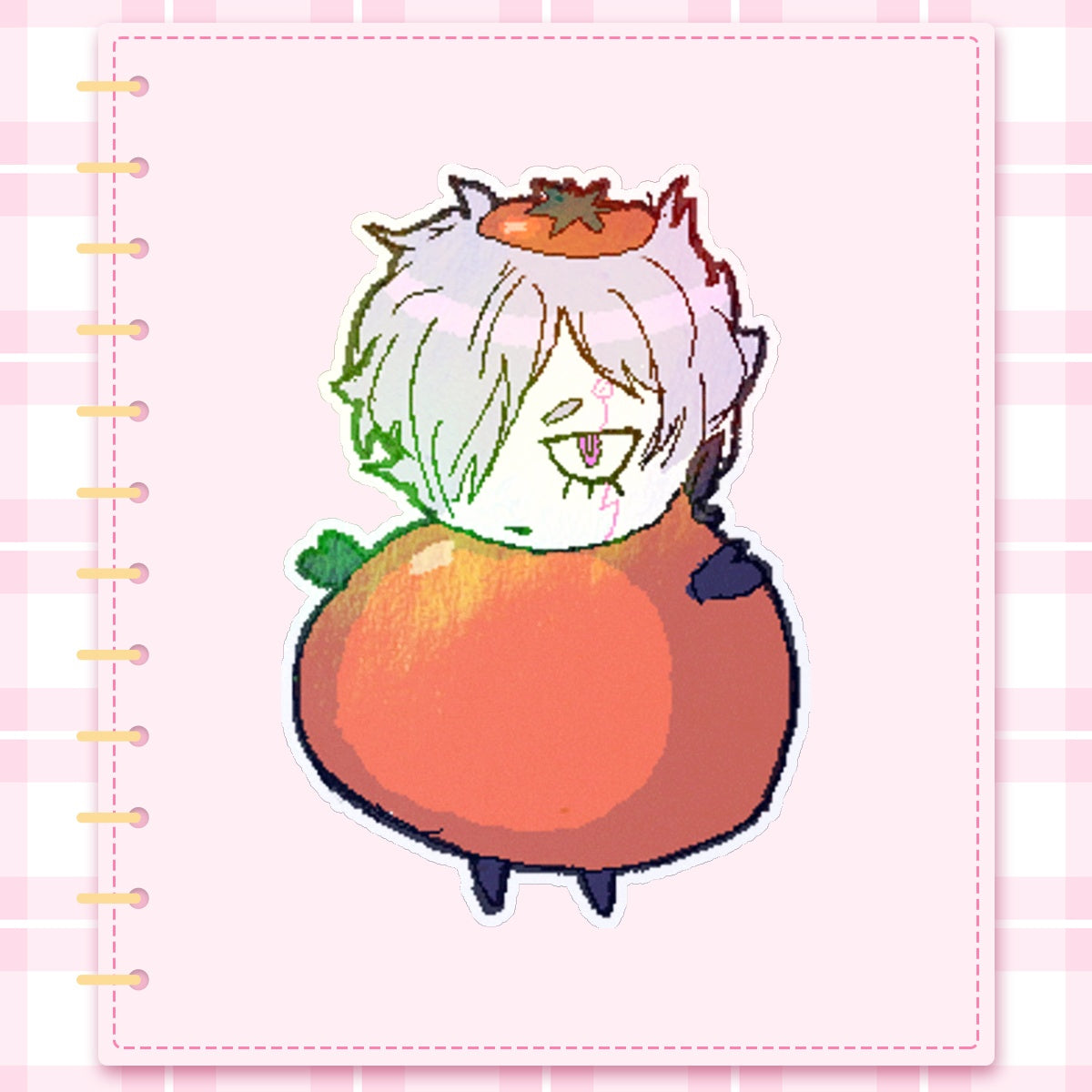 Elsword - Unofficial Doombringer Tomato Die Cut Sticker