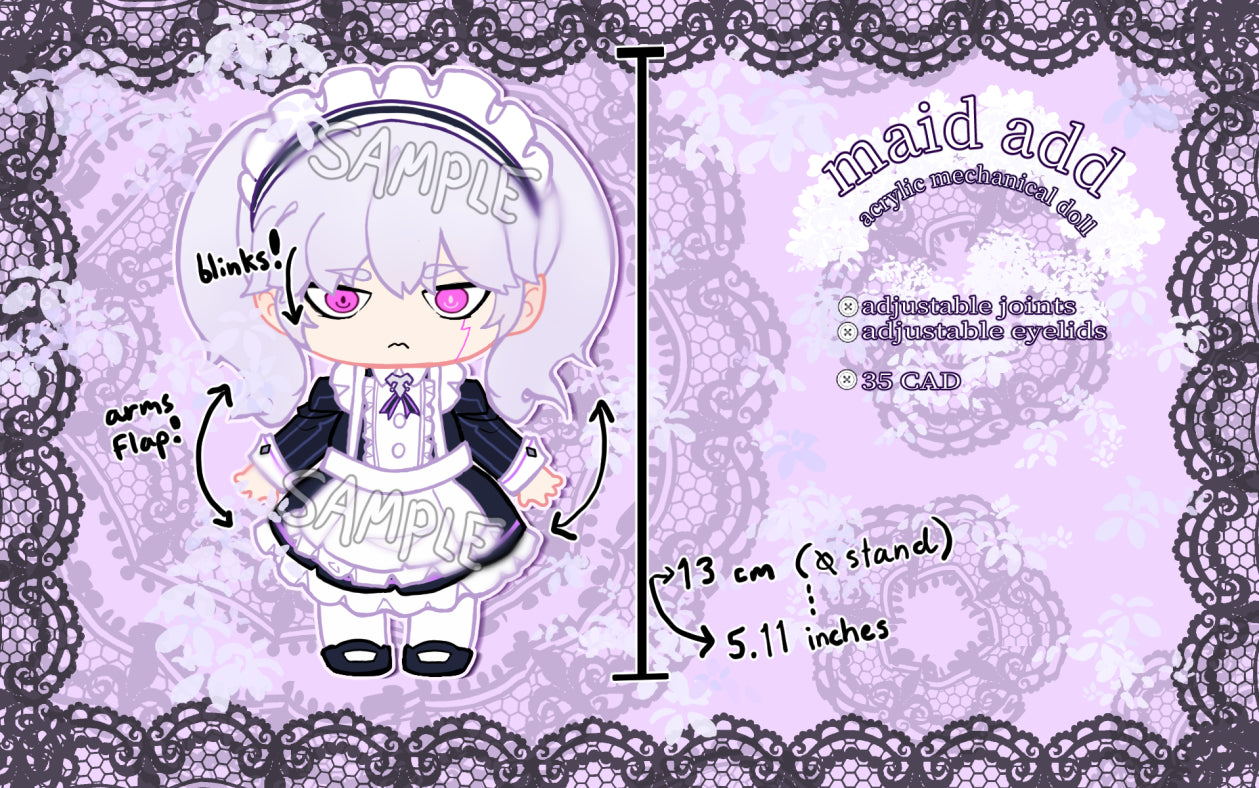 [LIMITED] Elsword - Maid Add Mechanical Acrylic Doll