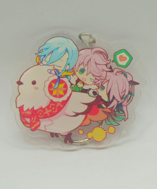 Elsword - Unofficial 3Ain Chibi Acrylic Keychain